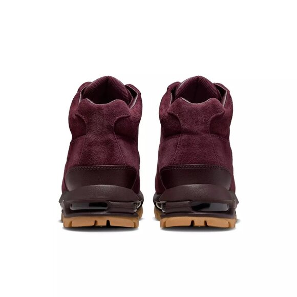 New Nike Air Max Goadome 865031-602 Men's Deep Burgundy Suede Ankle Boots - Picture 4 of 7